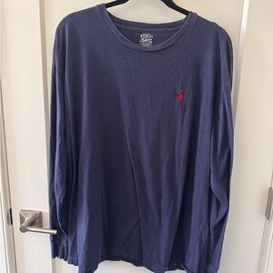 Polo by Ralph Lauren Blue Long‎ Sleeve Tee Classic Crew